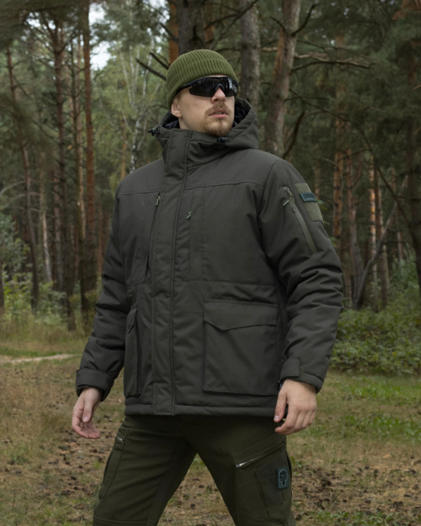 Куртка тактична зимова BEZET SnowPatrol хакі