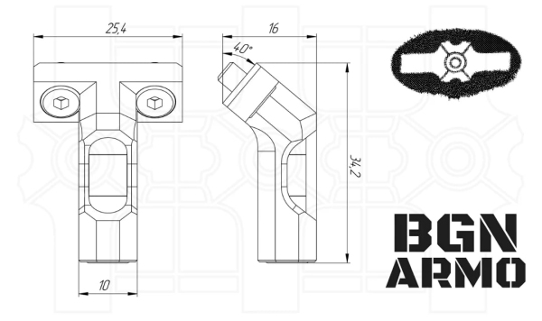 Бульбашковий рівень BGN ARMO - ДКМ BL 3